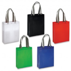 Non woven shopper bag with laminatiion