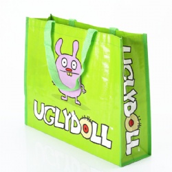 PP woven shopper bag with laminatiion