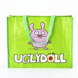PP woven shopper bag with laminatiion