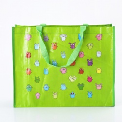 PP woven shopper bag with laminatiion